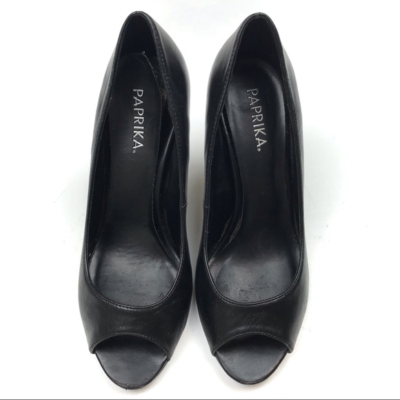 Paprika Open Toe Heels Sz 8 - Picture 2 of 8
